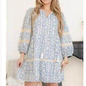 Lucky Brand cotton mini dress size Medium NWT